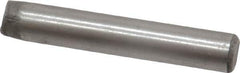 Unbrako - 1/4" Diam x 1-1/2" Pin Length Grade 8 Alloy Steel Oversized Dowel Pin - C 60 (Surface) & C 50-58 Hardness, 7,370 Lb Breaking Strength, 1 Beveled & 1 Rounded End - Eagle Tool & Supply
