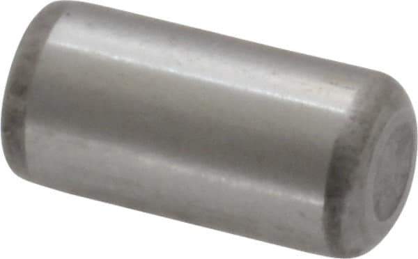 Unbrako - 5/16" Diam x 5/8" Pin Length Grade 8 Alloy Steel Oversized Dowel Pin - C 60 (Surface) & C 50-58 Hardness, 11,500 Lb Breaking Strength, 1 Beveled & 1 Rounded End - Eagle Tool & Supply