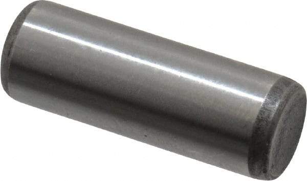 Unbrako - 5/16" Diam x 7/8" Pin Length Grade 8 Alloy Steel Oversized Dowel Pin - C 60 (Surface) & C 50-58 Hardness, 11,500 Lb Breaking Strength, 1 Beveled & 1 Rounded End - Eagle Tool & Supply