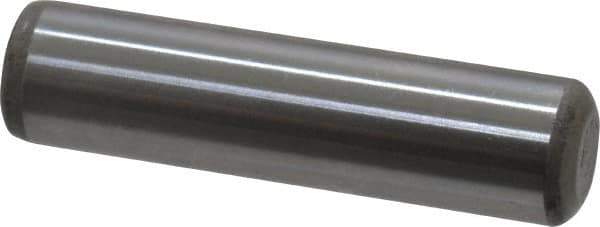 Unbrako - 5/16" Diam x 1-1/4" Pin Length Grade 8 Alloy Steel Oversized Dowel Pin - C 60 (Surface) & C 50-58 Hardness, 11,500 Lb Breaking Strength, 1 Beveled & 1 Rounded End - Eagle Tool & Supply