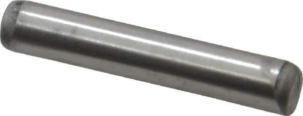 Unbrako - 5/16" Diam x 1-3/4" Pin Length Grade 8 Alloy Steel Oversized Dowel Pin - C 60 (Surface) & C 50-58 Hardness, 11,500 Lb Breaking Strength, 1 Beveled & 1 Rounded End - Eagle Tool & Supply