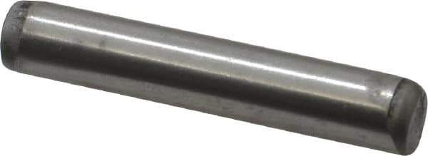 Unbrako - 5/16" Diam x 2" Pin Length Grade 8 Alloy Steel Oversized Dowel Pin - C 60 (Surface) & C 50-58 Hardness, 11,500 Lb Breaking Strength, 1 Beveled & 1 Rounded End - Eagle Tool & Supply