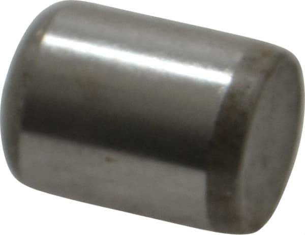 Unbrako - 3/8" Diam x 1/2" Pin Length Grade 8 Alloy Steel Oversized Dowel Pin - C 60 (Surface) & C 50-58 Hardness, 16,580 Lb Breaking Strength, 1 Beveled & 1 Rounded End - Eagle Tool & Supply