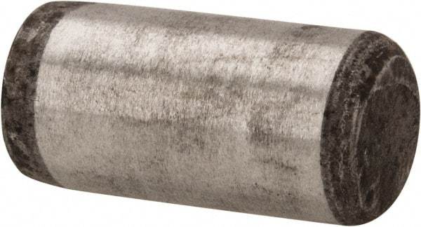 Unbrako - 3/8" Diam x 3/4" Pin Length Grade 8 Alloy Steel Oversized Dowel Pin - C 60 (Surface) & C 50-58 Hardness, 16,580 Lb Breaking Strength, 1 Beveled & 1 Rounded End - Eagle Tool & Supply