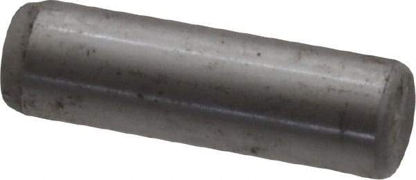 Unbrako - 3/8" Diam x 1-1/4" Pin Length Grade 8 Alloy Steel Oversized Dowel Pin - C 60 (Surface) & C 50-58 Hardness, 16,580 Lb Breaking Strength, 1 Beveled & 1 Rounded End - Eagle Tool & Supply