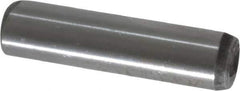Unbrako - 3/8" Diam x 1-1/2" Pin Length Grade 8 Alloy Steel Oversized Dowel Pin - C 60 (Surface) & C 50-58 Hardness, 16,580 Lb Breaking Strength, 1 Beveled & 1 Rounded End - Eagle Tool & Supply