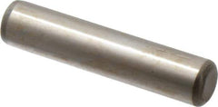 Unbrako - 3/8" Diam x 1-3/4" Pin Length Grade 8 Alloy Steel Oversized Dowel Pin - C 60 (Surface) & C 50-58 Hardness, 16,580 Lb Breaking Strength, 1 Beveled & 1 Rounded End - Eagle Tool & Supply
