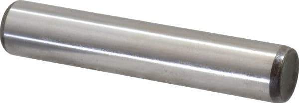 Unbrako - 3/8" Diam x 2" Pin Length Grade 8 Alloy Steel Oversized Dowel Pin - C 60 (Surface) & C 50-58 Hardness, 16,580 Lb Breaking Strength, 1 Beveled & 1 Rounded End - Eagle Tool & Supply