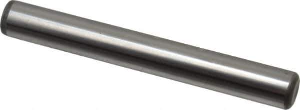 Unbrako - 3/8" Diam x 3" Pin Length Grade 8 Alloy Steel Oversized Dowel Pin - C 60 (Surface) & C 50-58 Hardness, 16,580 Lb Breaking Strength, 1 Beveled & 1 Rounded End - Eagle Tool & Supply