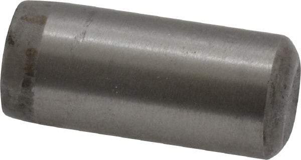 Unbrako - 7/16" Diam x 1" Pin Length Grade 8 Alloy Steel Oversized Dowel Pin - C 60 (Surface) & C 50-58 Hardness, 22,540 Lb Breaking Strength, 1 Beveled & 1 Rounded End - Eagle Tool & Supply