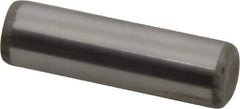 Unbrako - 7/16" Diam x 1-1/2" Pin Length Grade 8 Alloy Steel Oversized Dowel Pin - C 60 (Surface) & C 50-58 Hardness, 22,540 Lb Breaking Strength, 1 Beveled & 1 Rounded End - Eagle Tool & Supply