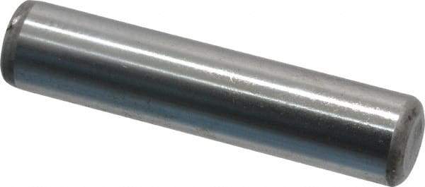 Unbrako - 7/16" Diam x 2" Pin Length Grade 8 Alloy Steel Oversized Dowel Pin - C 60 (Surface) & C 50-58 Hardness, 22,540 Lb Breaking Strength, 1 Beveled & 1 Rounded End - Eagle Tool & Supply