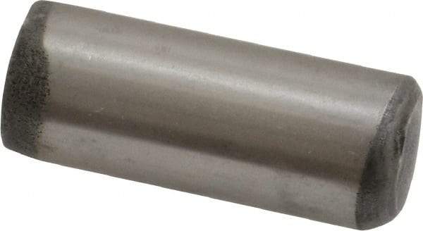 Unbrako - 1/2" Diam x 1-1/4" Pin Length Grade 8 Alloy Steel Oversized Dowel Pin - C 60 (Surface) & C 50-58 Hardness, 29,460 Lb Breaking Strength, 1 Beveled & 1 Rounded End - Eagle Tool & Supply