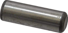 Unbrako - 1/2" Diam x 1-1/2" Pin Length Grade 8 Alloy Steel Oversized Dowel Pin - C 60 (Surface) & C 50-58 Hardness, 29,460 Lb Breaking Strength, 1 Beveled & 1 Rounded End - Eagle Tool & Supply