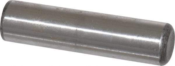 Unbrako - 1/2" Diam x 2" Pin Length Grade 8 Alloy Steel Oversized Dowel Pin - C 60 (Surface) & C 50-58 Hardness, 29,460 Lb Breaking Strength, 1 Beveled & 1 Rounded End - Eagle Tool & Supply