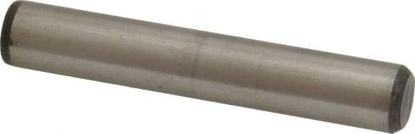 Unbrako - 1/2" Diam x 3" Pin Length Grade 8 Alloy Steel Oversized Dowel Pin - C 60 (Surface) & C 50-58 Hardness, 29,460 Lb Breaking Strength, 1 Beveled & 1 Rounded End - Eagle Tool & Supply