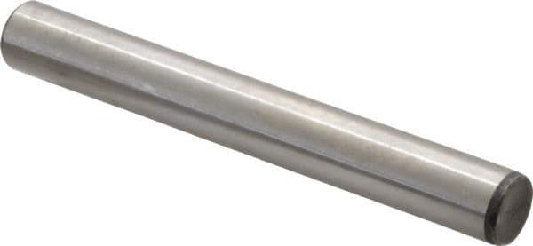 Unbrako - 1/2" Diam x 4" Pin Length Grade 8 Alloy Steel Oversized Dowel Pin - C 60 (Surface) & C 50-58 Hardness, 29,460 Lb Breaking Strength, 1 Beveled & 1 Rounded End - Eagle Tool & Supply