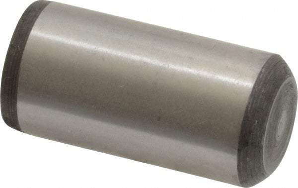 Unbrako - 5/8" Diam x 1-1/4" Pin Length Grade 8 Alloy Steel Oversized Dowel Pin - C 60 (Surface) & C 50-58 Hardness, 46,020 Lb Breaking Strength, 1 Beveled & 1 Rounded End - Eagle Tool & Supply