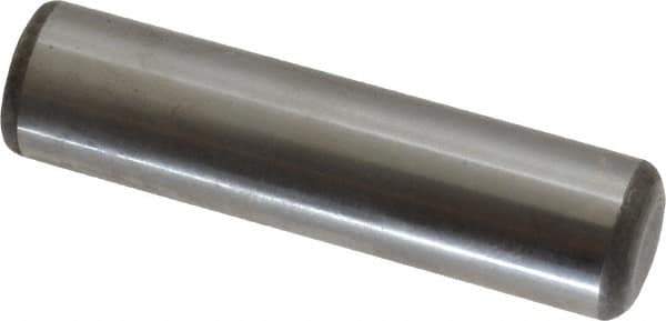 Unbrako - 5/8" Diam x 2-1/2" Pin Length Grade 8 Alloy Steel Oversized Dowel Pin - C 60 (Surface) & C 50-58 Hardness, 46,020 Lb Breaking Strength, 1 Beveled & 1 Rounded End - Eagle Tool & Supply
