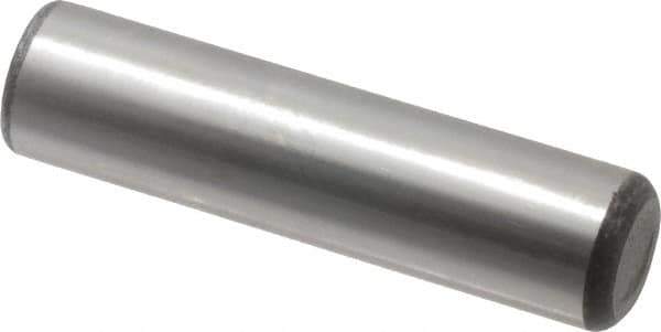 Unbrako - 3/4" Diam x 3" Pin Length Grade 8 Alloy Steel Oversized Dowel Pin - C 60 (Surface) & C 50-58 Hardness, 66,270 Lb Breaking Strength, 1 Beveled & 1 Rounded End - Eagle Tool & Supply