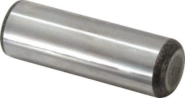 Unbrako - 1" Diam x 3" Pin Length Grade 8 Alloy Steel Oversized Dowel Pin - C 60 (Surface) & C 50-58 Hardness, 117,810 Lb Breaking Strength, 1 Beveled & 1 Rounded End - Eagle Tool & Supply