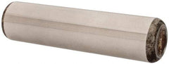 Unbrako - 1" Diam x 4" Pin Length Grade 8 Alloy Steel Oversized Dowel Pin - C 60 (Surface) & C 50-58 Hardness, 117,810 Lb Breaking Strength, 1 Beveled & 1 Rounded End - Eagle Tool & Supply