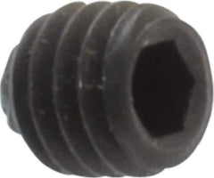 Unbrako - M3, 3mm OAL, Knurled Cup Point Set Screw - Grade 45H Alloy Steel, 1.5mm Key - Eagle Tool & Supply