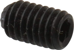 Unbrako - M3, 5mm OAL, Knurled Cup Point Set Screw - Grade 45H Alloy Steel, 1.5mm Key - Eagle Tool & Supply