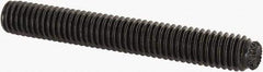 Unbrako - M6, 45mm OAL, Knurled Cup Point Set Screw - Grade 45H Alloy Steel, 3mm Key - Eagle Tool & Supply