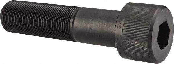 Unbrako - 1-1/2 - 12 UNF Hex Socket Drive, Socket Cap Screw - Alloy Steel, Black Oxide Finish, 6" Length Under Head - Eagle Tool & Supply