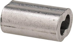 Value Collection - 1/16" Oval Compression Sleeve - Aluminum - Eagle Tool & Supply