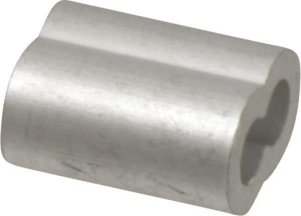 Value Collection - 5/32" Oval Compression Sleeve - Aluminum - Eagle Tool & Supply