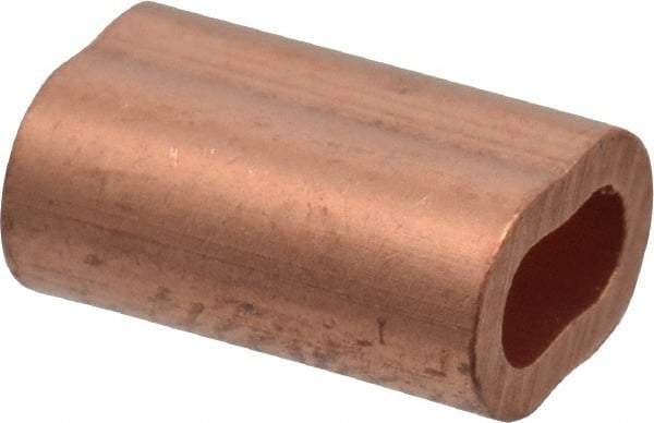 Value Collection - 1/16" Oval Compression Sleeve - Copper - Eagle Tool & Supply