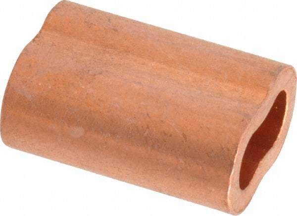 Value Collection - 1/4" Oval Compression Sleeve - Copper - Eagle Tool & Supply