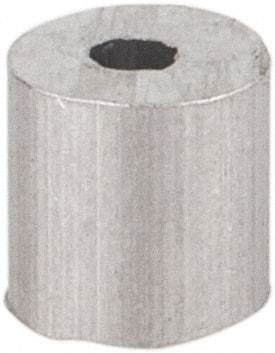 Value Collection - 1/16" Round Stop Compression Sleeve - Aluminum - Eagle Tool & Supply