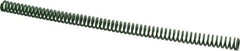 Associated Spring Raymond - 16mm Hole Diam, 8mm Rod Diam, 12" Free Length, Green Die Spring - 312.5 N Max Deflection, 125mm Max Deflection, Light Duty, Chromium Alloy Steel - Eagle Tool & Supply