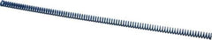 Associated Spring Raymond - 10mm Hole Diam, 5mm Rod Diam, 12" Free Length, Blue Die Spring - 185.6 N Max Deflection, 116mm Max Deflection, Medium Duty, Chromium Alloy Steel - Eagle Tool & Supply