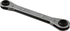 Proto - 13mm x 14mm 12 Point Reversible Ratcheting Box Wrench - Double End, 1-5/8" Head Diam x 1/2" Head Thickness, 6" OAL, Steel, Chrome Finish - Eagle Tool & Supply