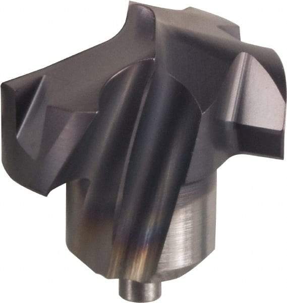 Kennametal - Series KenTIP, 17mm Diam Grade KC7410 140° Replaceable Drill Tip - Carbide, AlCr Finish, V Seat Size - Eagle Tool & Supply