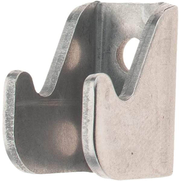 De-Sta-Co - 360 Lb Capacity, 0.17" Mounting Hole, Stainless Steel Clamp Latch Plate & Hook Assembly - 0.79" Base Length x 0.52" Base Width - Eagle Tool & Supply