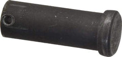 Made in USA - 3/4" Pin Diam, 2" OAL, Standard Clevis Pin - 5/32" Hole, 1-27/32" Usable Length, Uncoated Steel - Eagle Tool & Supply