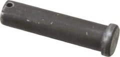 Made in USA - 3/4" Pin Diam, 3" OAL, Standard Clevis Pin - 5/32" Hole, 2-27/32" Usable Length, Uncoated Steel - Eagle Tool & Supply