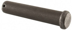 Made in USA - 3/4" Pin Diam, 3-3/4" OAL, Standard Clevis Pin - 5/32" Hole, 3-19/32" Usable Length, Uncoated Steel - Eagle Tool & Supply