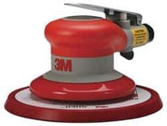 3M - 12,000 OPM, 17 CFM Air Consumption, 90 psi Air Pressure, Palm Air Orbital Sander - Round Pad, 3/8" Inlet - Eagle Tool & Supply