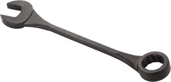 Proto - 3-1/2" 12 Point Offset Combination Wrench - 15° Offset Angle, 37" OAL, Steel, Black Finish - Eagle Tool & Supply