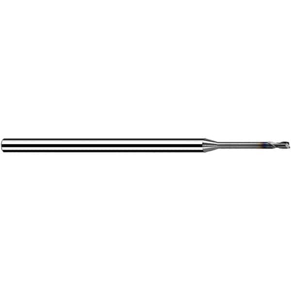 Fraisa - 1mm, 1.2mm LOC, 50mm OAL, 2 Flute Solid Carbide Square End Mill - Eagle Tool & Supply