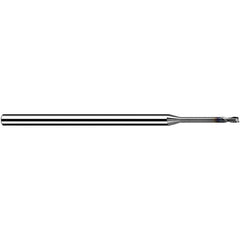 Fraisa - 1mm, 1.2mm LOC, 50mm OAL, 2 Flute Solid Carbide Square End Mill - Eagle Tool & Supply