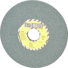 Tru-Maxx - 7" Diam x 1-1/4" Hole x 1/4" Thick, I Hardness, 80 Grit Surface Grinding Wheel - Silicon Carbide, Type 1, Medium Grade, 3,600 Max RPM, Vitrified Bond, No Recess - Eagle Tool & Supply