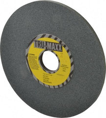 Tru-Maxx - 7" Diam x 1-1/4" Hole x 1/4" Thick, I Hardness, 100 Grit Surface Grinding Wheel - Silicon Carbide, Type 1, Fine Grade, 3,600 Max RPM, Vitrified Bond, No Recess - Eagle Tool & Supply