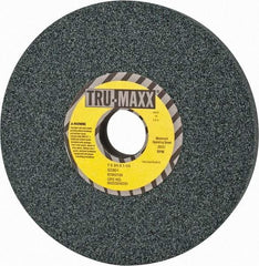 Tru-Maxx - 7" Diam x 1-1/4" Hole x 3/4" Thick, I Hardness, 60 Grit Surface Grinding Wheel - Silicon Carbide, Type 5, Medium Grade, 3,600 Max RPM, Vitrified Bond, One-Side Recess - Eagle Tool & Supply